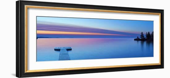 Lakescape Panorama XI-James McLoughlin-Framed Photographic Print