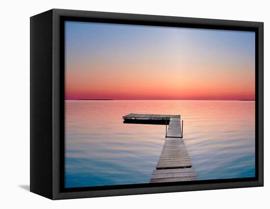 Lakescape X-James McLoughlin-Framed Premier Image Canvas