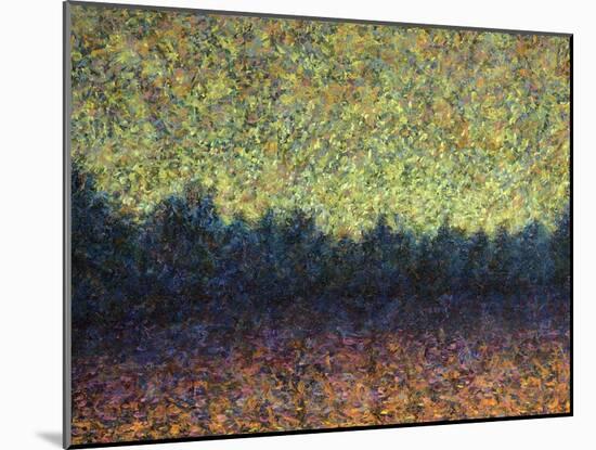 Lakeshoe Sunset-James W Johnson-Mounted Giclee Print