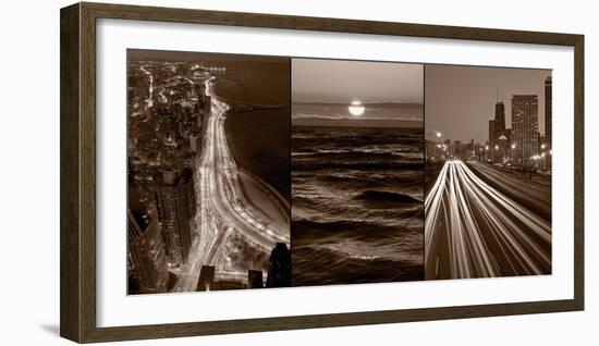 Lakeshore Chicago-Steve Gadomski-Framed Photographic Print