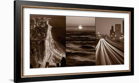 Lakeshore Chicago-Steve Gadomski-Framed Photographic Print