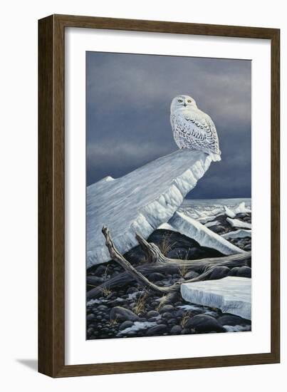 Lakeshore Ice-Wilhelm Goebel-Framed Premium Giclee Print