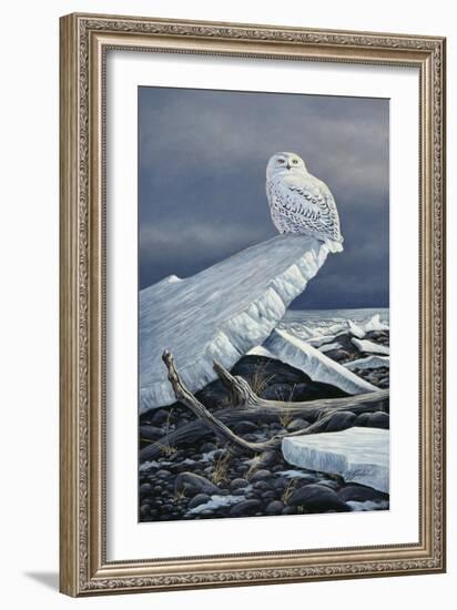 Lakeshore Ice-Wilhelm Goebel-Framed Giclee Print