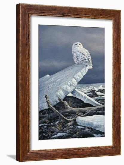 Lakeshore Ice-Wilhelm Goebel-Framed Giclee Print