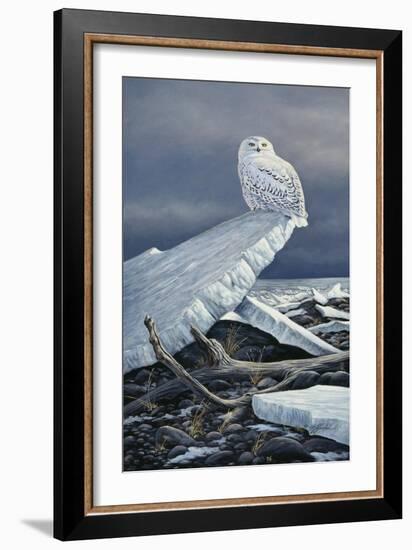 Lakeshore Ice-Wilhelm Goebel-Framed Giclee Print
