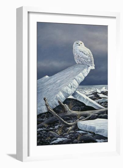 Lakeshore Ice-Wilhelm Goebel-Framed Giclee Print