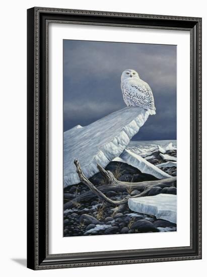 Lakeshore Ice-Wilhelm Goebel-Framed Giclee Print