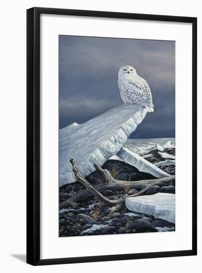 Lakeshore Ice-Wilhelm Goebel-Framed Giclee Print
