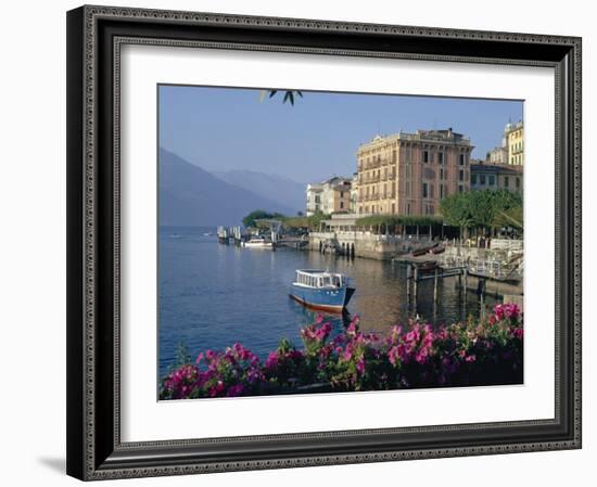 Lakeside Architecture, Bellagio, Lake Como, Lombardia, Italy-Christina Gascoigne-Framed Photographic Print