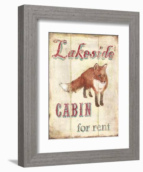 Lakeside Cabin-Catherine Jones-Framed Art Print