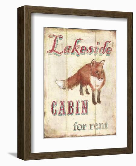 Lakeside Cabin-Catherine Jones-Framed Art Print