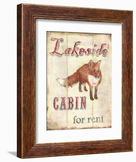 Lakeside Cabin-Catherine Jones-Framed Art Print