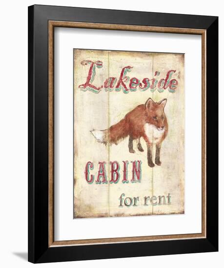 Lakeside Cabin-Catherine Jones-Framed Art Print