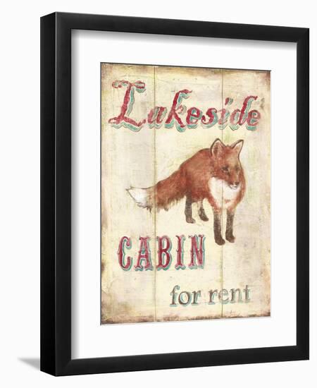 Lakeside Cabin-Catherine Jones-Framed Art Print