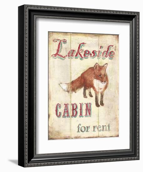 Lakeside Cabin-Catherine Jones-Framed Art Print