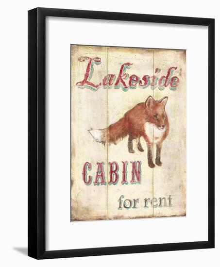 Lakeside Cabin-Catherine Jones-Framed Art Print