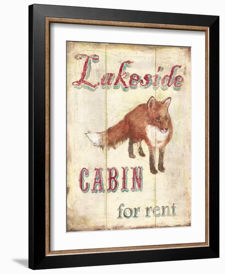 Lakeside Cabin-Catherine Jones-Framed Art Print