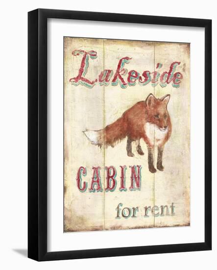 Lakeside Cabin-Catherine Jones-Framed Art Print