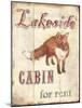Lakeside Cabin-Catherine Jones-Mounted Art Print