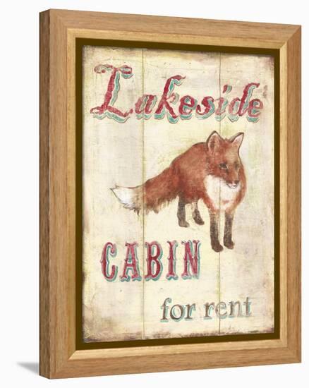 Lakeside Cabin-Catherine Jones-Framed Stretched Canvas