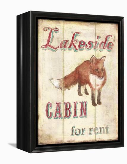 Lakeside Cabin-Catherine Jones-Framed Stretched Canvas