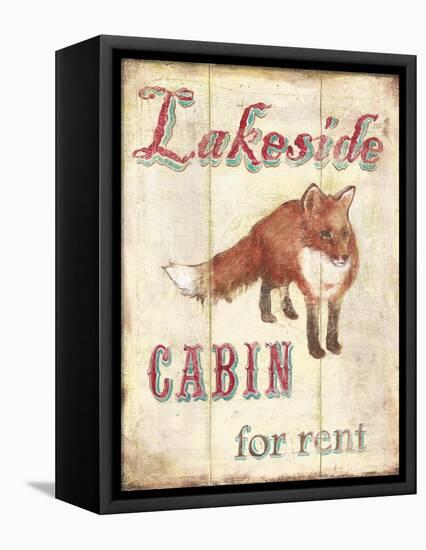 Lakeside Cabin-Catherine Jones-Framed Stretched Canvas