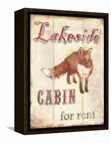 Lakeside Cabin-Catherine Jones-Framed Stretched Canvas