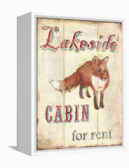 Lakeside Cabin-Catherine Jones-Framed Stretched Canvas