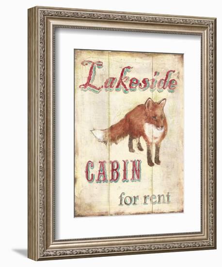 Lakeside Cabin-Catherine Jones-Framed Premium Giclee Print