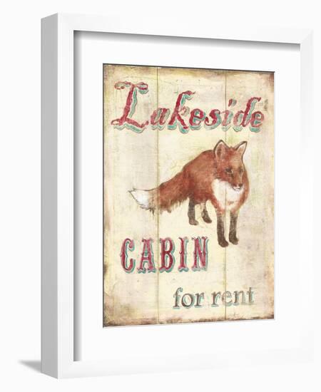 Lakeside Cabin-Catherine Jones-Framed Premium Giclee Print