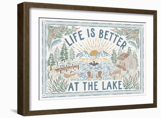 Lakeside Days I-Laura Marshall-Framed Art Print