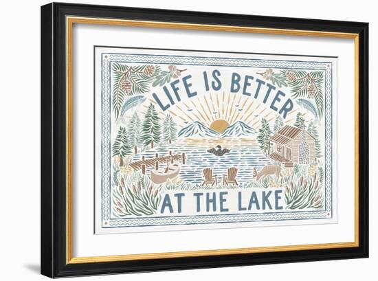 Lakeside Days I-Laura Marshall-Framed Art Print