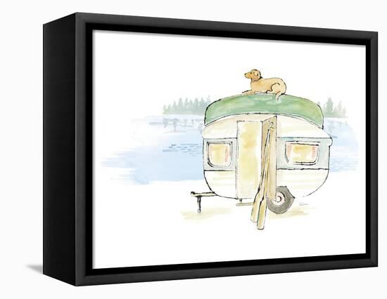 Lakeside Days II-Sue Schlabach-Framed Stretched Canvas