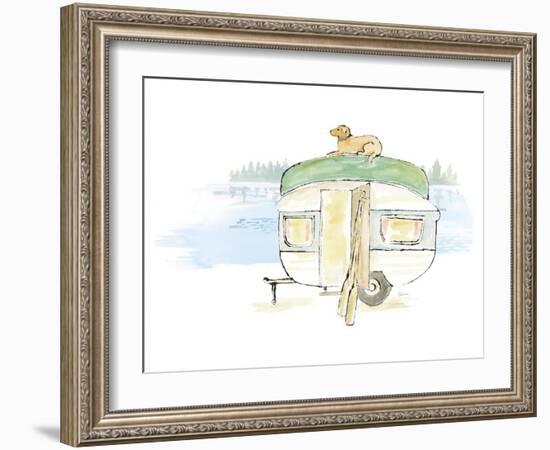 Lakeside Days II-Sue Schlabach-Framed Art Print