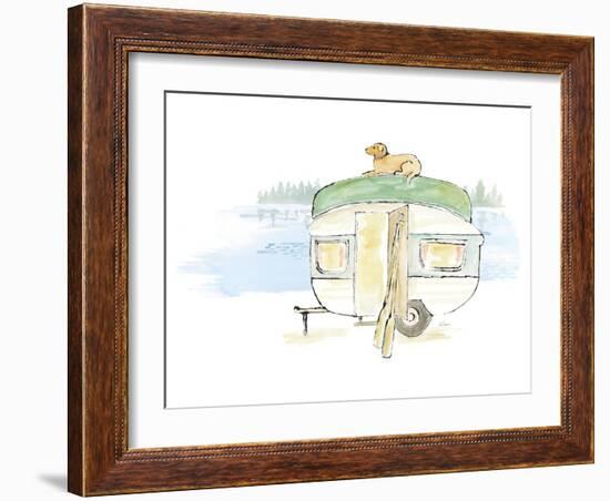 Lakeside Days II-Sue Schlabach-Framed Art Print