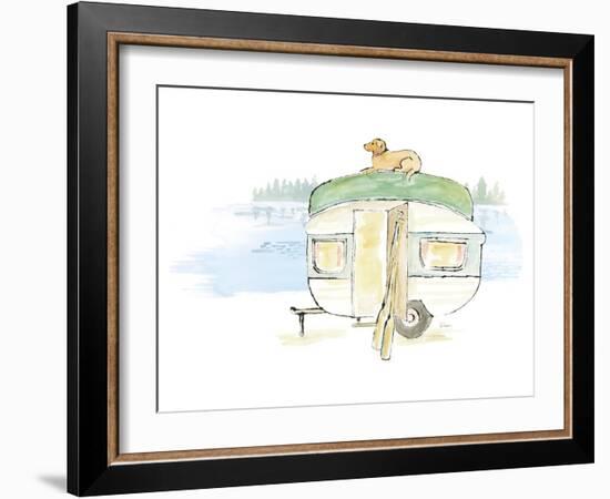 Lakeside Days II-Sue Schlabach-Framed Art Print