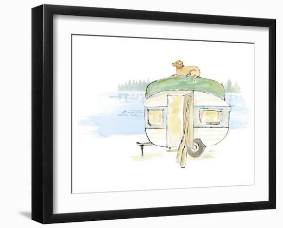 Lakeside Days II-Sue Schlabach-Framed Art Print