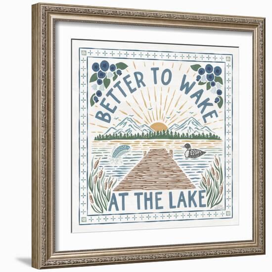 Lakeside Days II-Laura Marshall-Framed Photographic Print