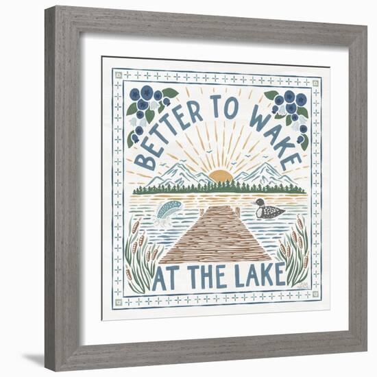 Lakeside Days II-Laura Marshall-Framed Photographic Print