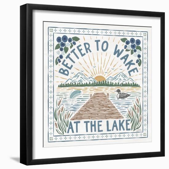 Lakeside Days II-Laura Marshall-Framed Photographic Print