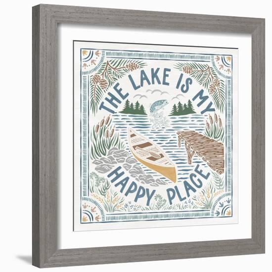 Lakeside Days III-Laura Marshall-Framed Art Print