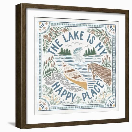 Lakeside Days III-Laura Marshall-Framed Art Print