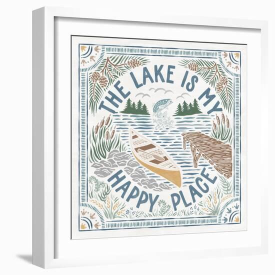 Lakeside Days III-Laura Marshall-Framed Art Print