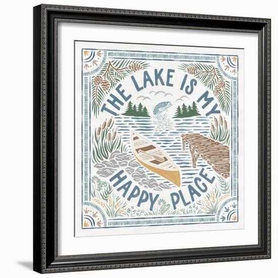 Lakeside Days III-Laura Marshall-Framed Art Print