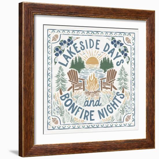 Lakeside Days IV-Laura Marshall-Framed Art Print