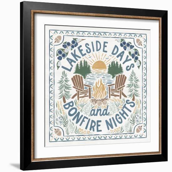 Lakeside Days IV-Laura Marshall-Framed Art Print