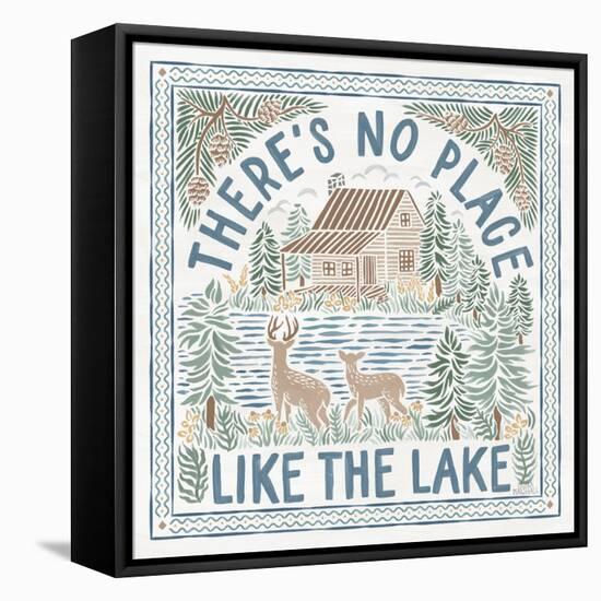 Lakeside Days V-Laura Marshall-Framed Stretched Canvas