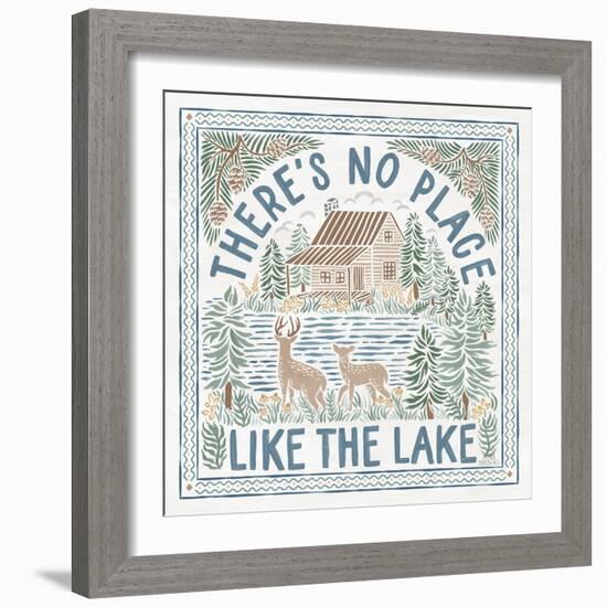 Lakeside Days V-Laura Marshall-Framed Art Print