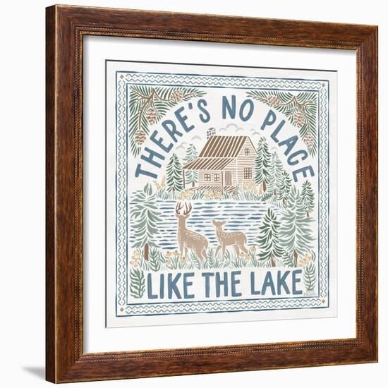 Lakeside Days V-Laura Marshall-Framed Art Print