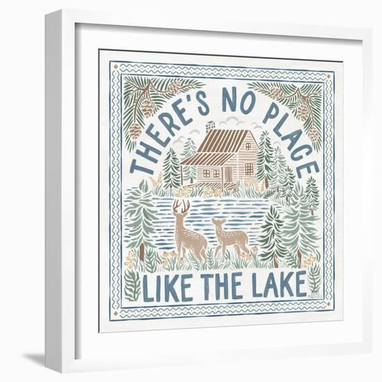 Lakeside Days V-Laura Marshall-Framed Art Print